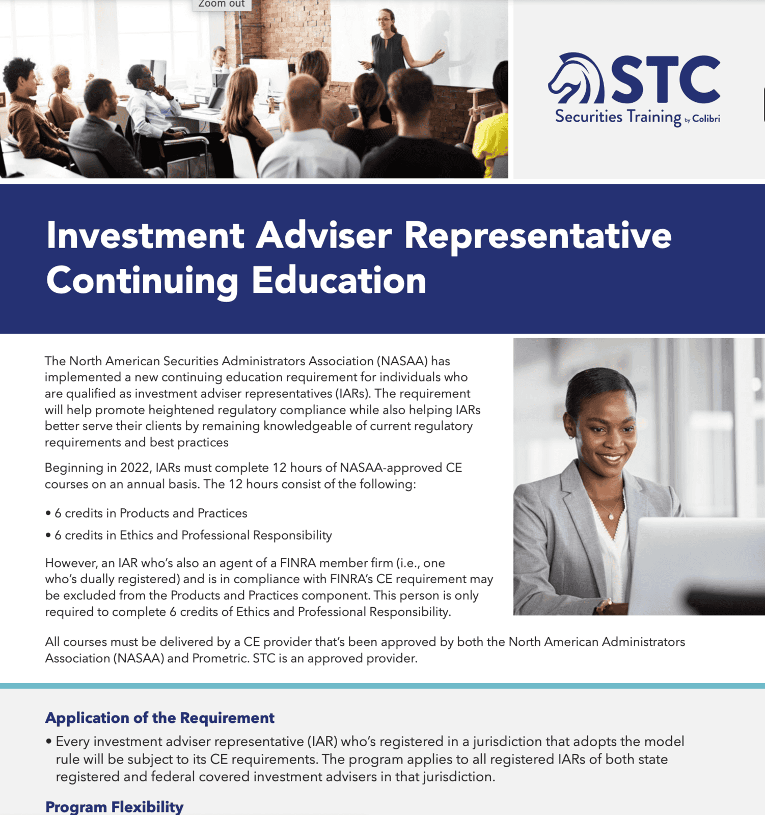 Investment Adviser Representative Continuing Education Course Catalog